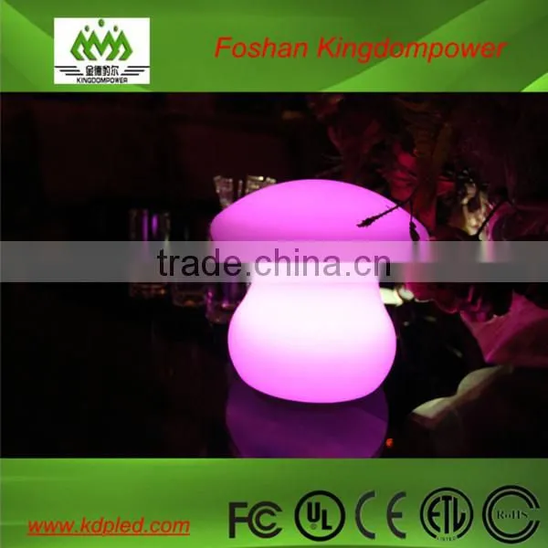 Colorful illuminated plastic cordless LED bedside lights