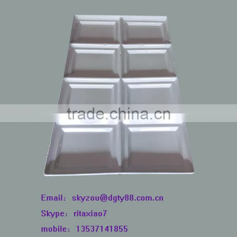 12 compartment thermoforming vac-formed blister PET plastic tray