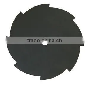 10 inch 8 teeth black Grass Cutter blade