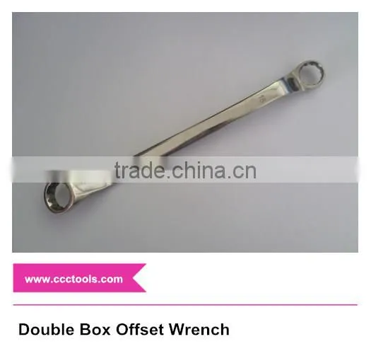 5.5*7~75*80mm Double Box Offset Wrench D/E Ring Spanner Box End Offest Wrench Stainless Steel Hand Tools