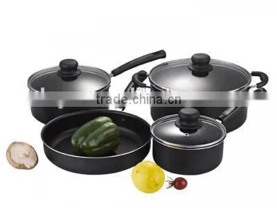 4pcs pressed aluminum nonstick sauce pot set