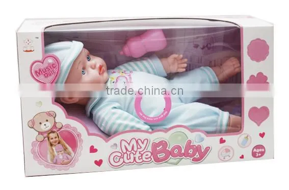 functional drink and pee baby doll for girl