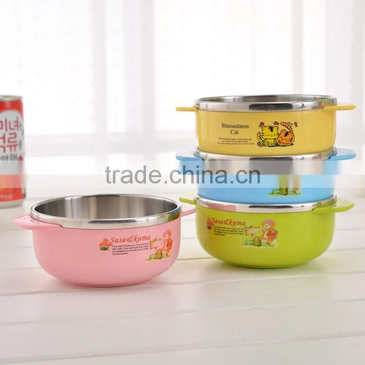 stainless steel lunch bowl box with handle