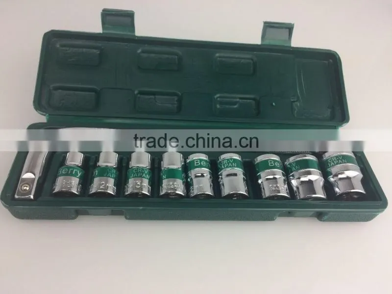 BERRYLION 10-24mm metric sockets L handle socket tool set for sale