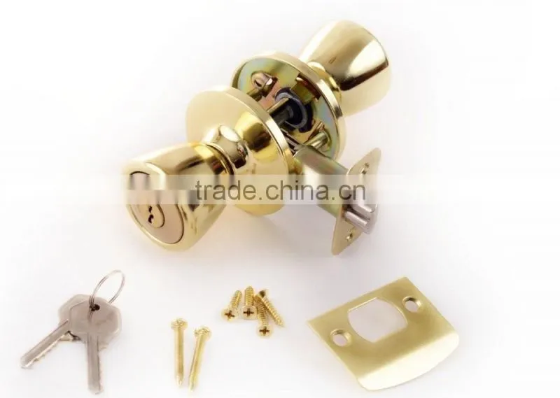 Stainless Steel More security Combo lock, dead bolt with knob lock, wooden door lock set