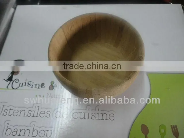 2016Fashion bamboo salad bowl