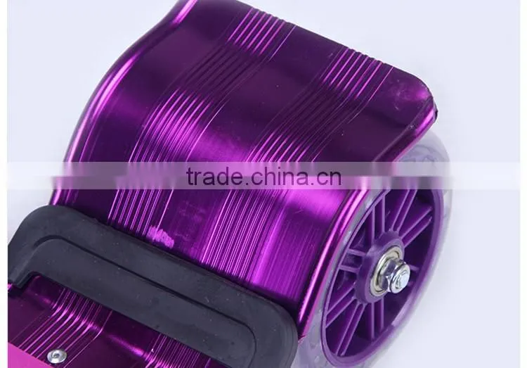 Three 120mm big wheels children scooter with aluminum frame for sales