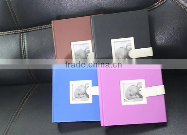 PU wrap cover 10x10 photo album 200 photos hold album