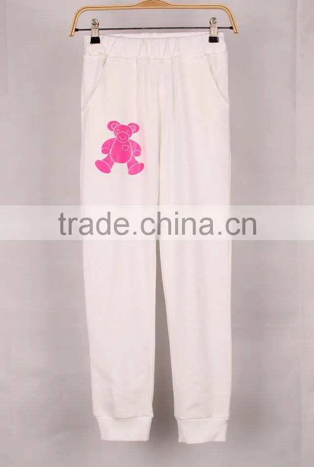 Letter Geometric Print Hoodies Pants Sets Women Sport Wear Loose Suit Tracksuit
