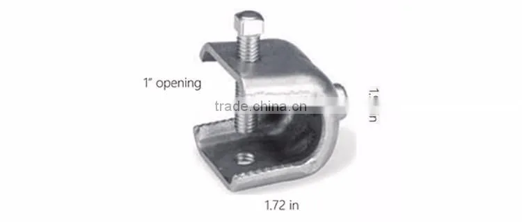standard angle adapters stainless steel beam clamp