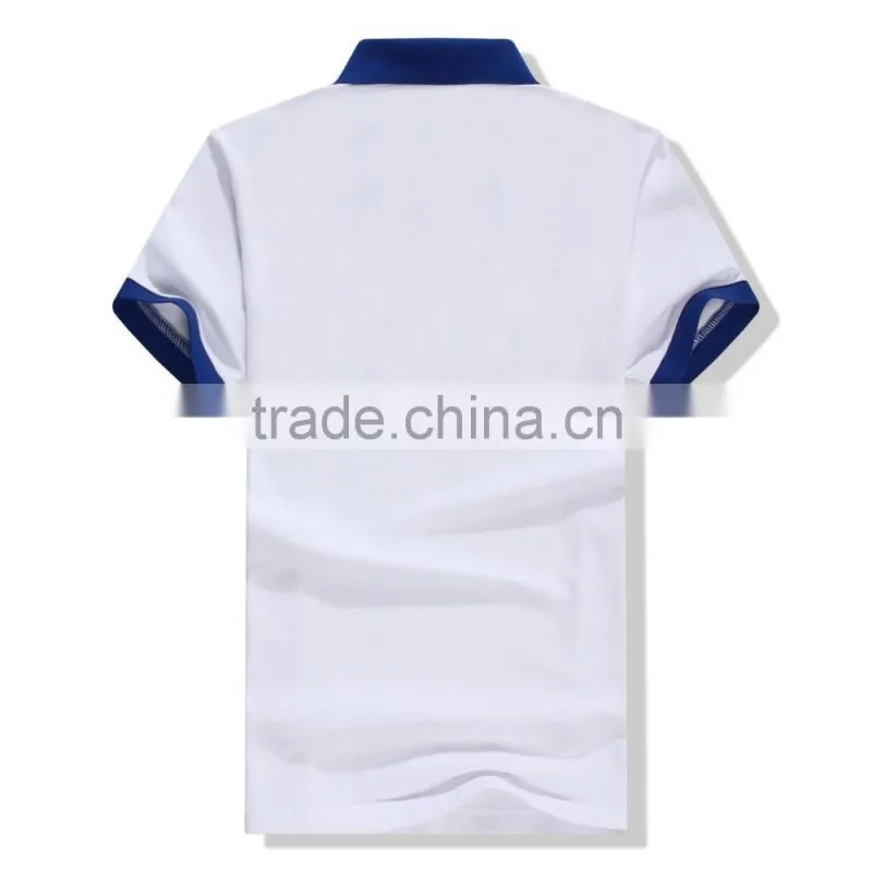 2016 Comfortable work uniform polo shirt For Men Quick Dry Custom Logo Polo T Shirt