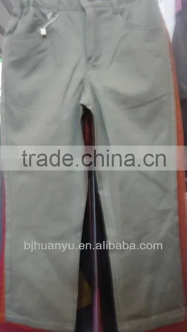 boy yellow red grey many colours cotton pants hot sale trousers factory