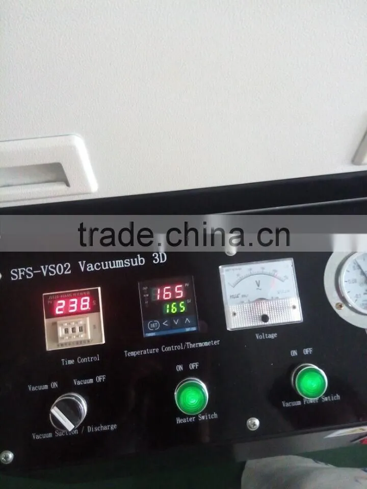 t-shirt phone cases vacuum heat press sublimation 3D printing machine