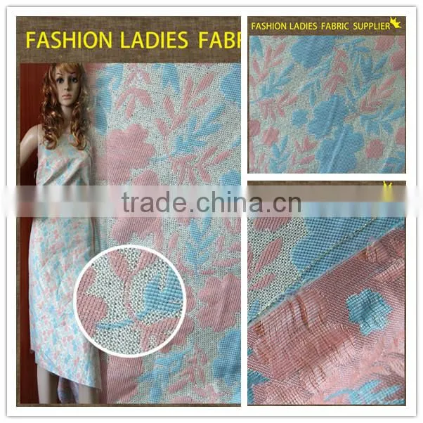new arrival autumn elegent flower polyester jacquard shirts fabric wholesale floral fabric jacquard machine weave
