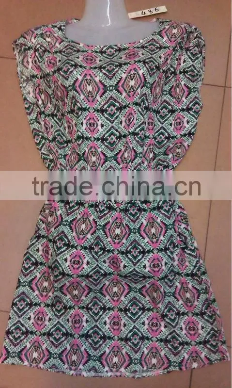 BHN906 Clothing suppliers china Rayon dresses stock available at Cheap price short cocktail dress