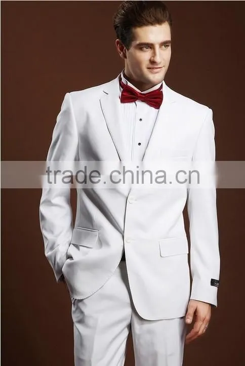 latest white pant coat design men wedding suits pictures