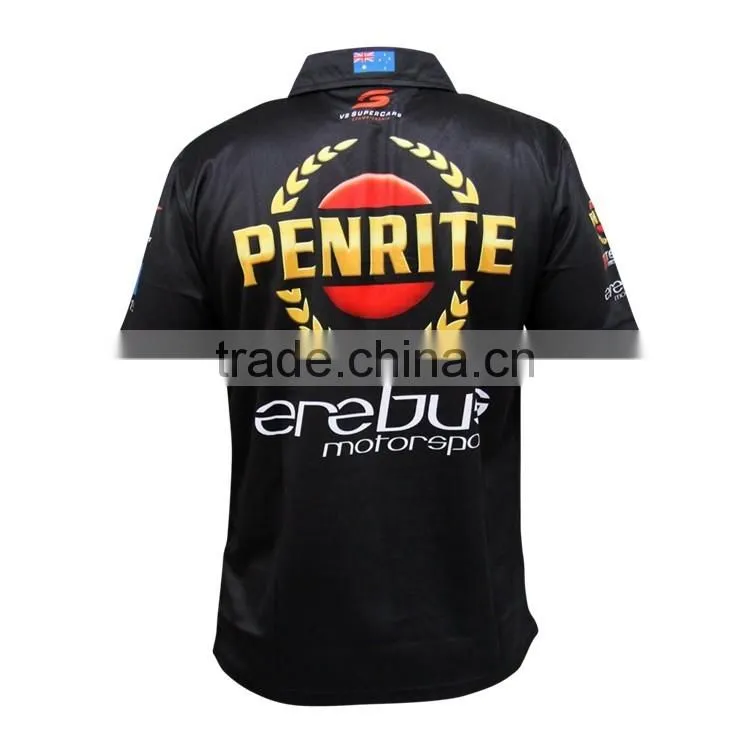 Make your own design custom dry fit fabric polo shirt