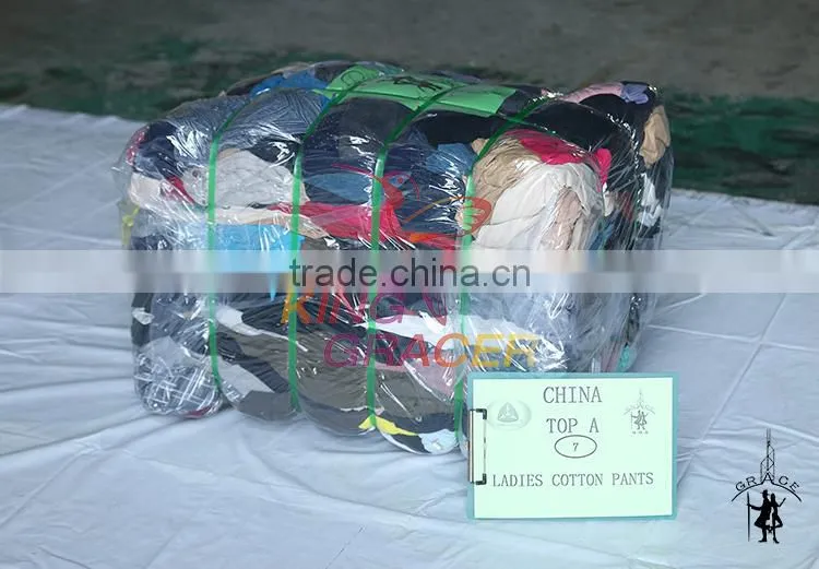 india style recycling trouser in bales used clothing wholesale china