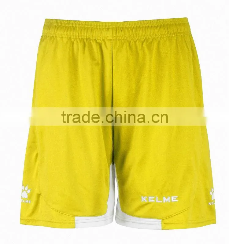 men's polyester simple cheap soccer shorts