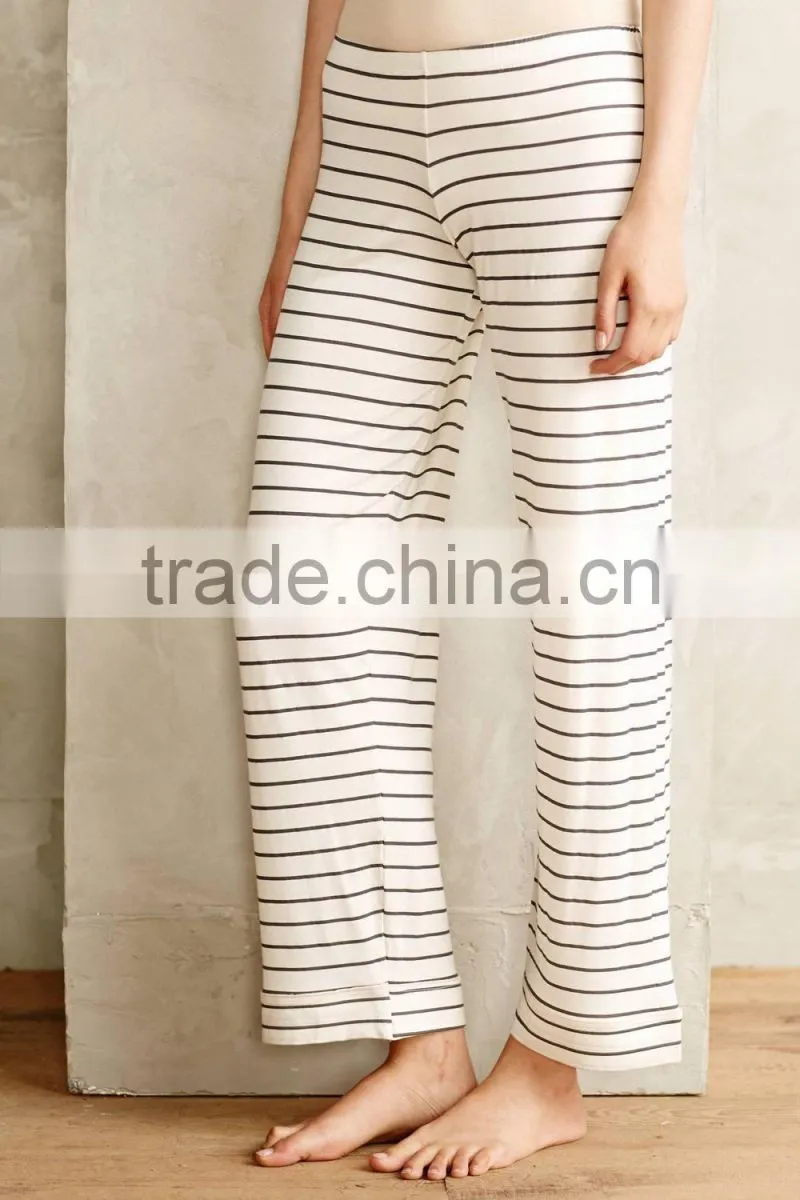 Black and white the-striped-pajamas sleep set