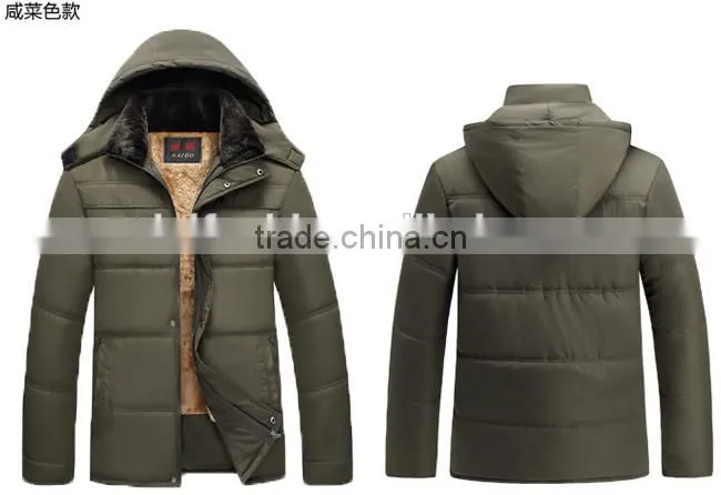 custom design quality winter mens cotton padded quilting jacket/garment/clothing