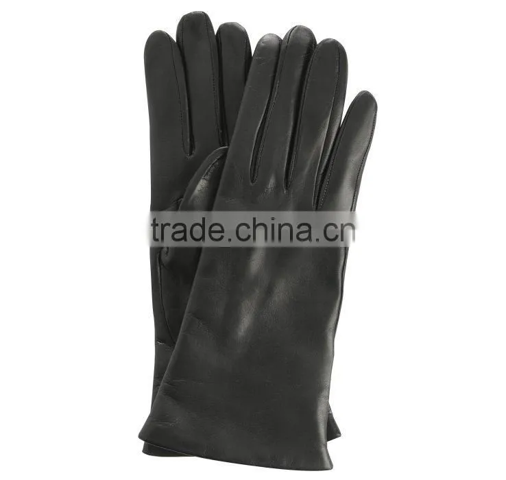 leather fashion gloves women