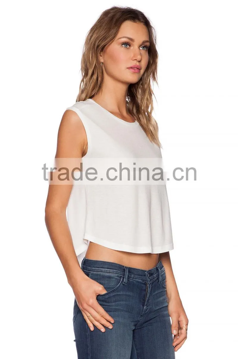 100% viscose women crop tops