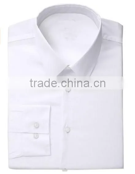 Plain design mens dress shirts