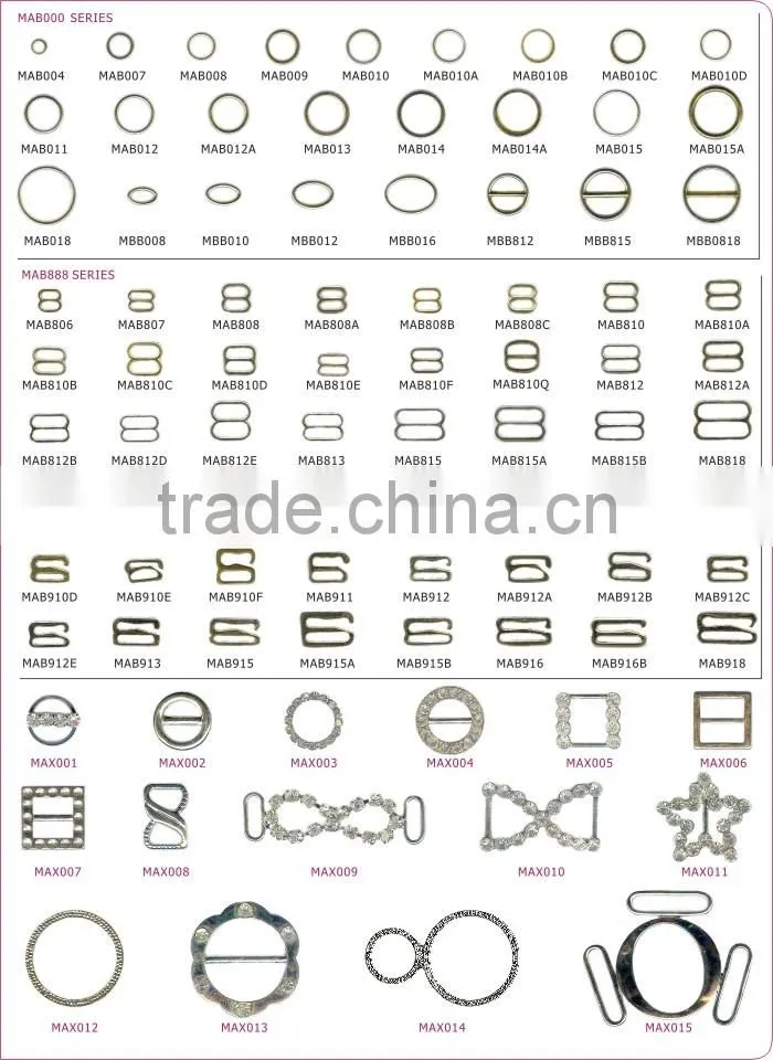 Factory women new design bra underwear adjusting accessories metal bra buckle