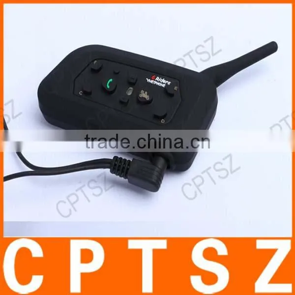 V6-1200 wireless communication system motorcycle Helmet intercom headset BT Bluetooth Intercom bluetooth walkie talkie