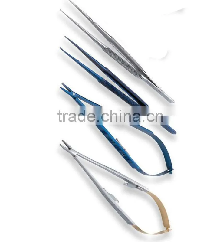 Castroviejo Micro Needle Holder, German stainless steel needle holder, High quality vascular surgical instruments