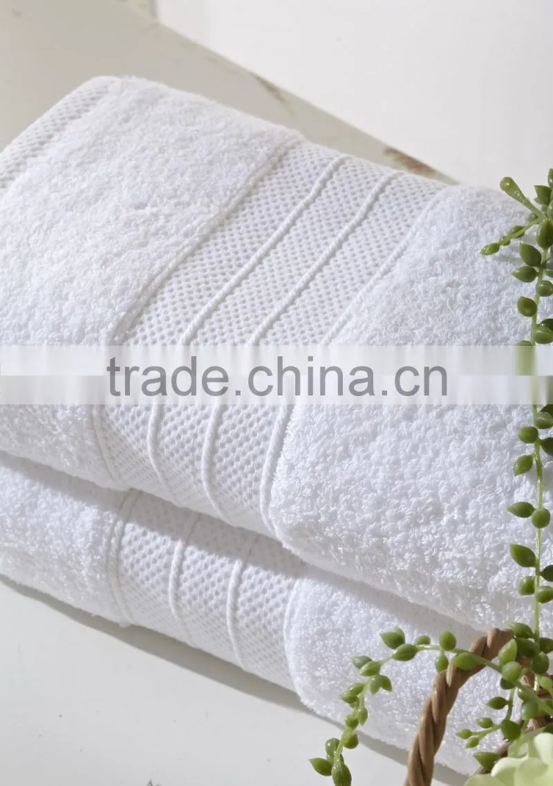 Customized luxury Hotel jacquard dobby Towel wholesale