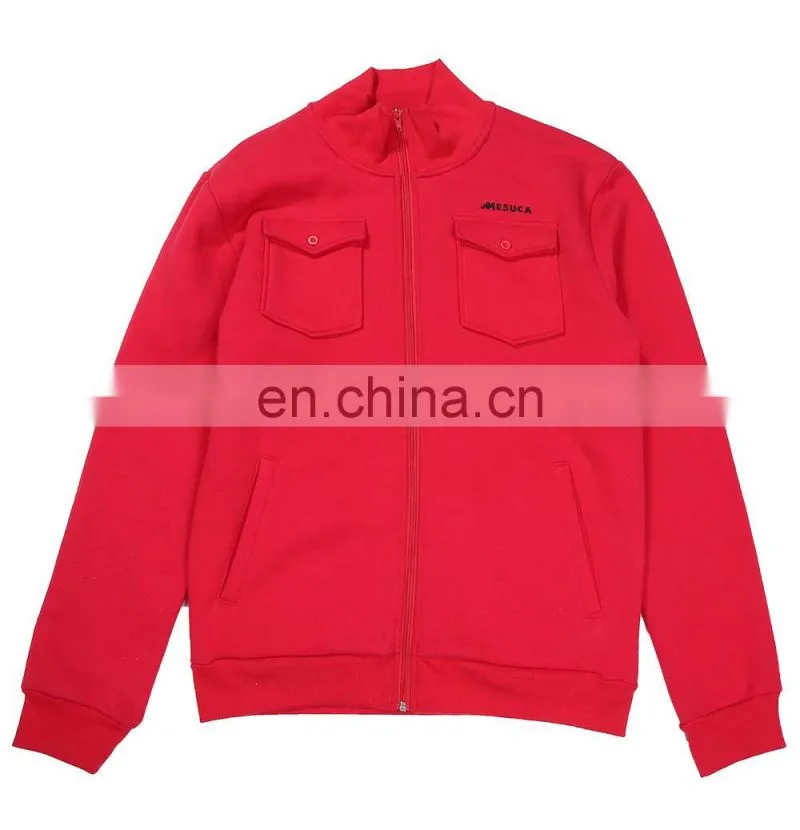 sportswear manufacturer 100% cotton red sports suit cover