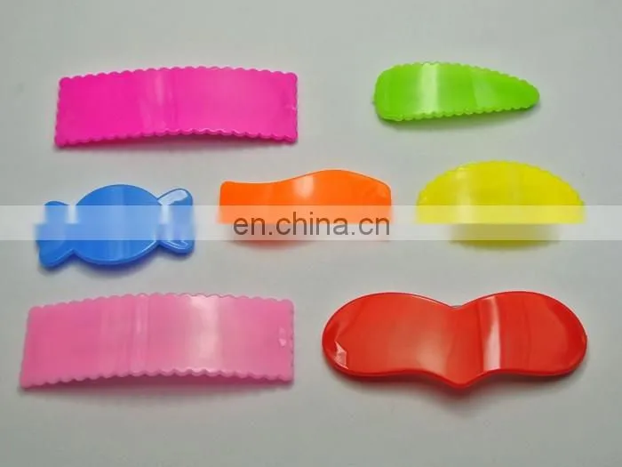 Wholesale Mix Color Assorted Plastic Coated Baby Bow Snap Hair Clips