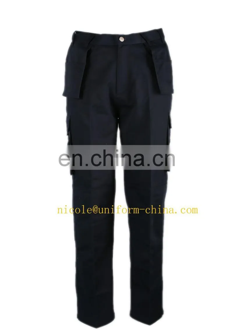 wholesale cheap mens navy blue 6 pockets cargo work pants in china