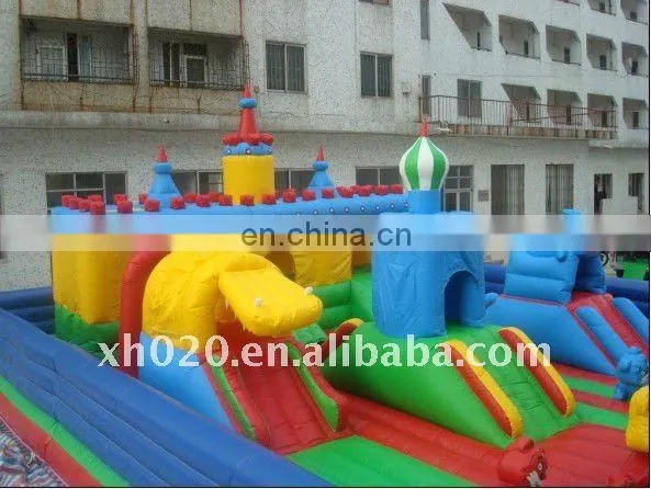 New and Popular commercial vinyl tarpaulin brand new big Inflatable amusement park FU027