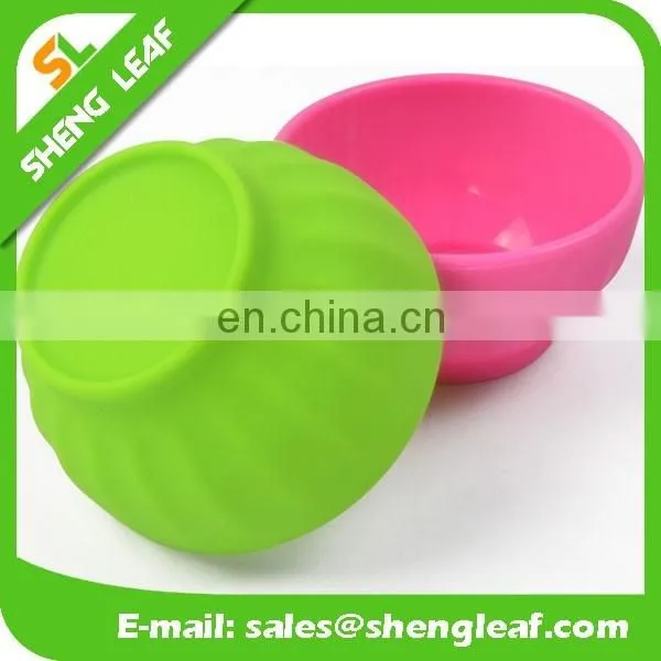beautiful color Silicone food storage bowls