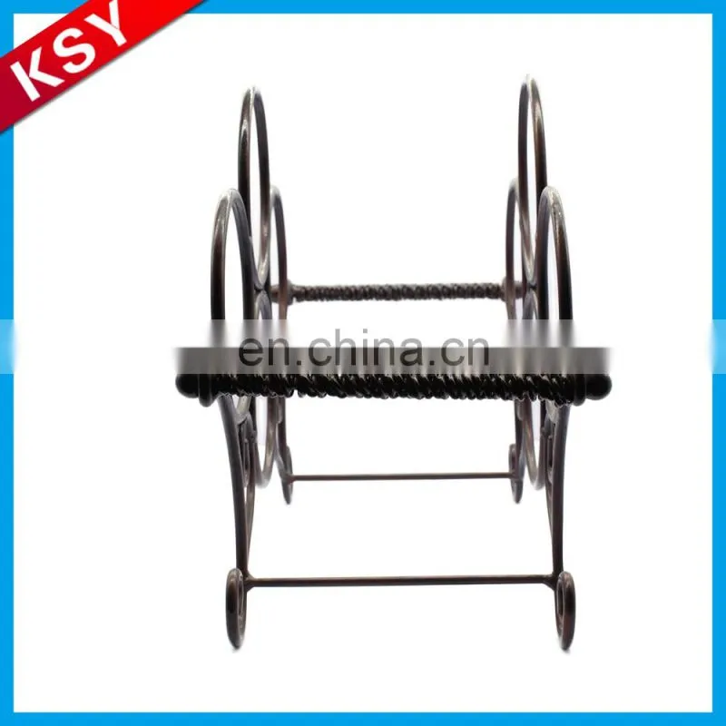 China Alibaba Top Quality Classical Tabletop Metal Wine Bottle Rack Holder For Kitchenware Dinning Room