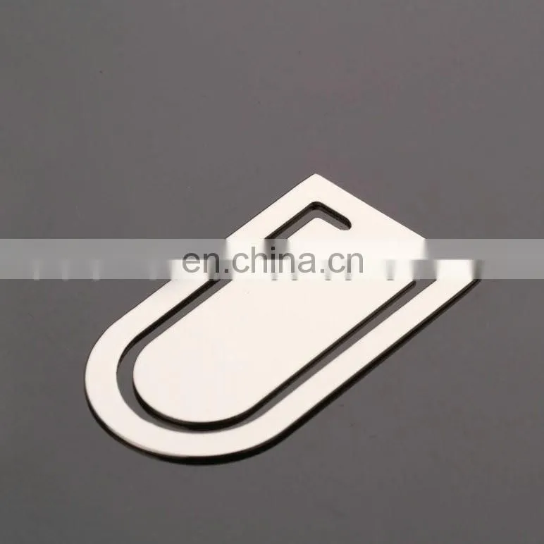 Customize logo metal bookmark with high quality