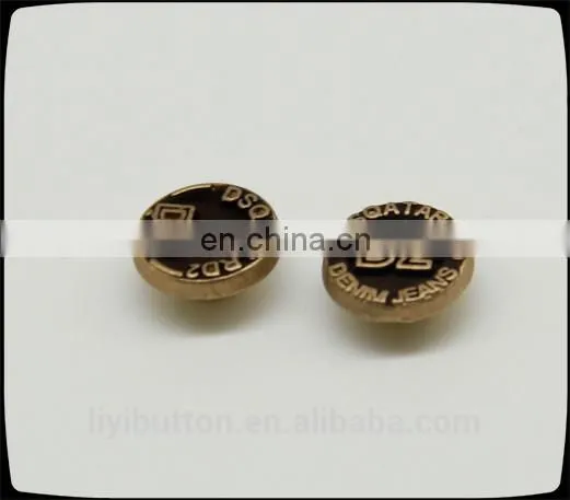 responsible supplier, elegant zinc alloy removable buttons, metal button in garment