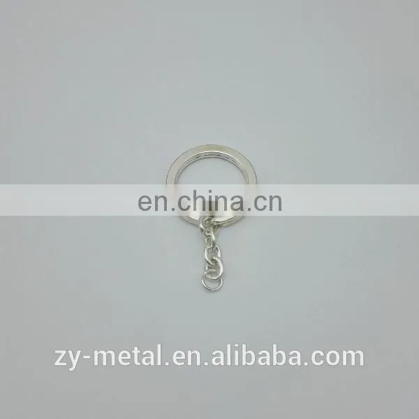 Hot sell metal plain key chain cheap custom key ring