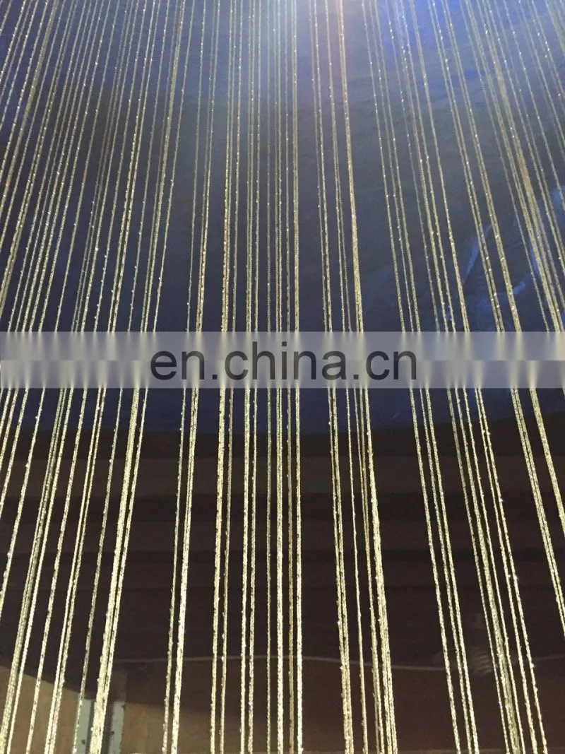 China factory glitter string door curtain with lurex cream