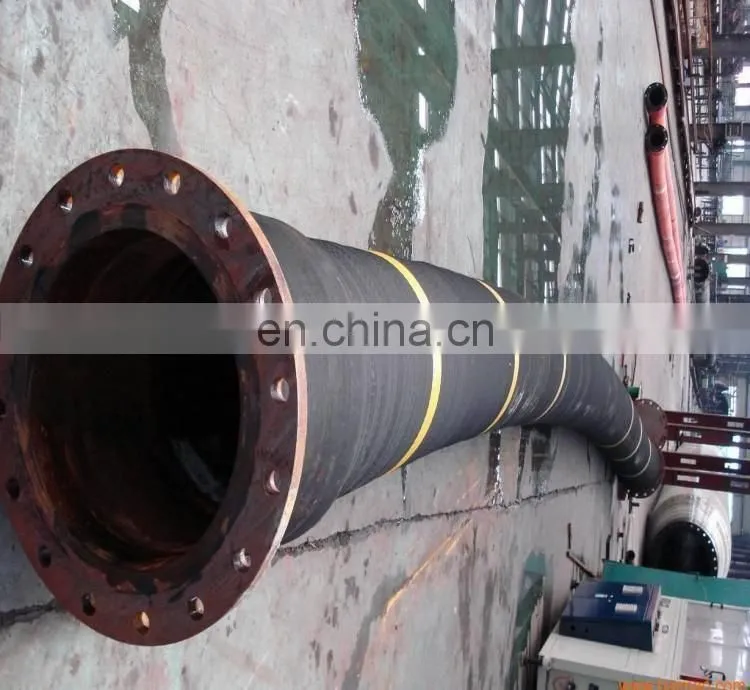 Marine discharge rubber floating dredging hose