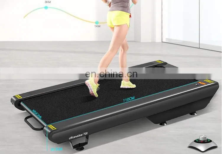 high technology office small walking treadmill with calorie calculator with new patent soft running mat