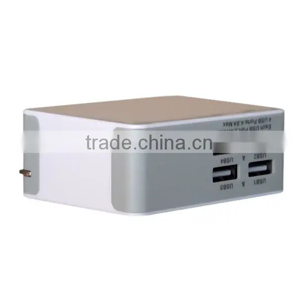 4 port USB 5A shake cell phone charger