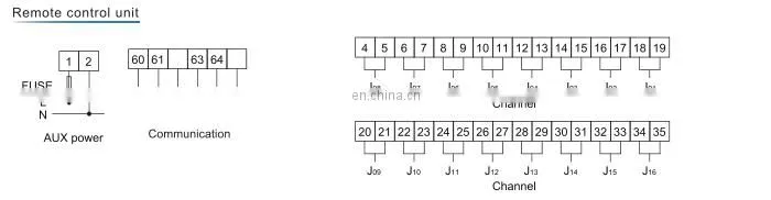 Intelligent Remote Terminal Unit PZ-K16 Collect 16 switch signals