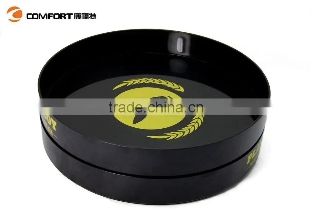 2015 bar home use melamine serving round durable tray