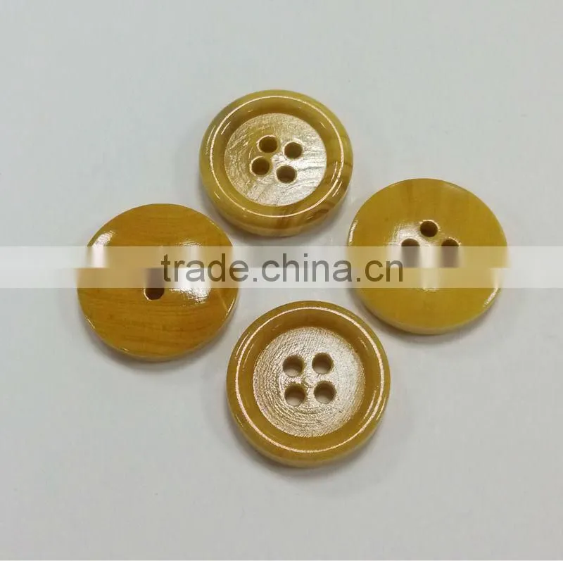 four holes real wooden buttons