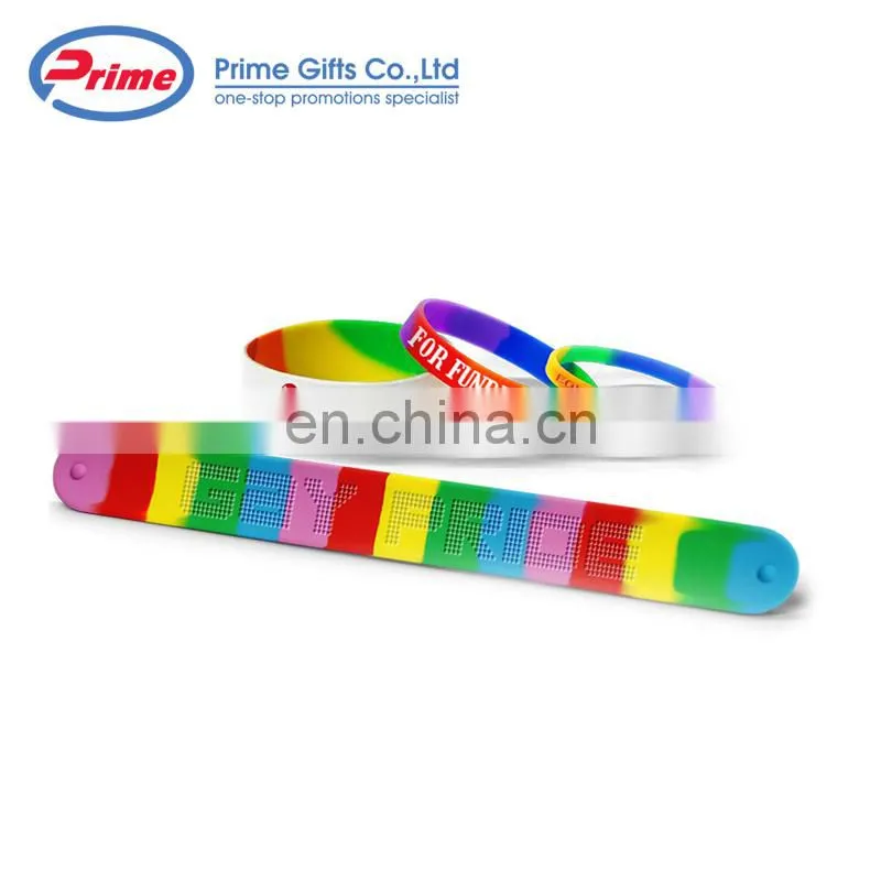 Wholesale Colorful Custom Silicone Bracelet Wristband