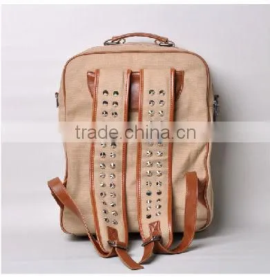 fashion canvas special design school bag